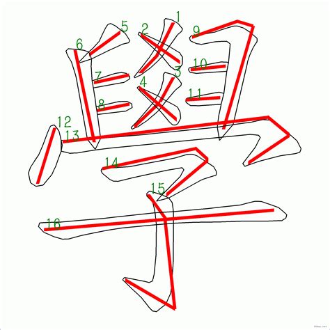 筆畫14的字